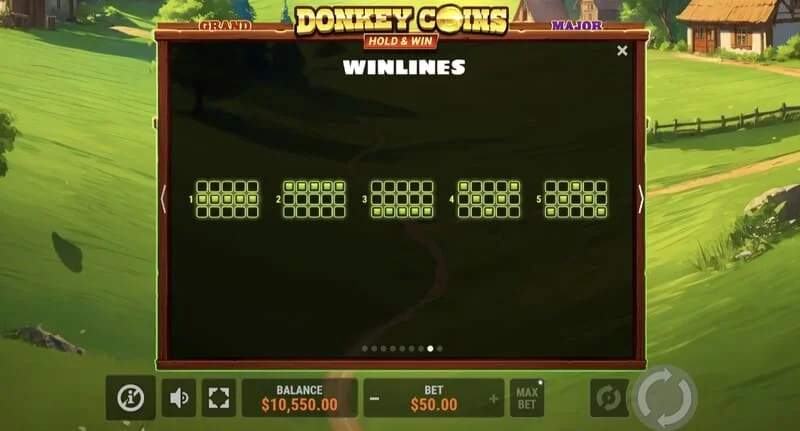 Donkey Coins Hold & Win – nagy nyeremény speciális módban